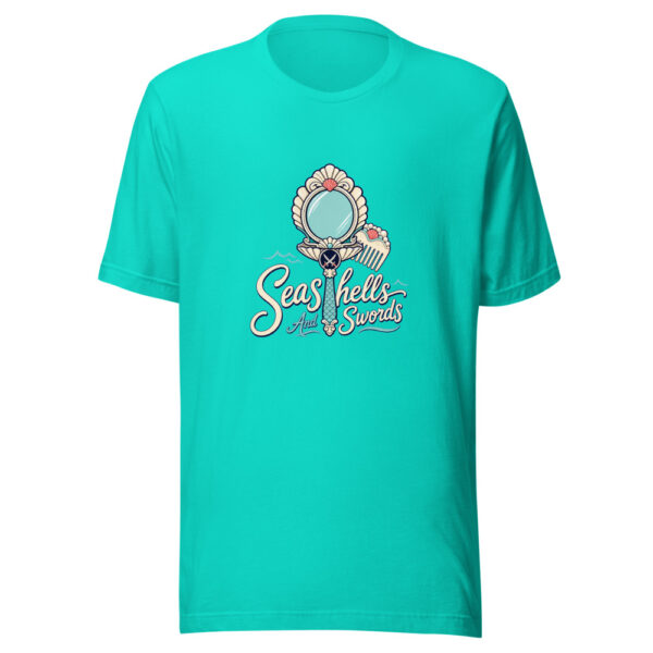 Seashells And Swords Graphic Tee mockup 3 Seashells And Swords Graphic Tee mockup 3