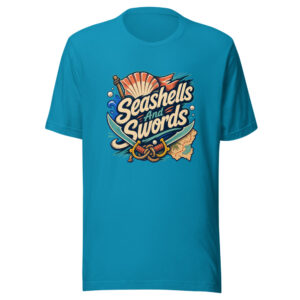 Seashells And Swords Heartbeat-20260701T031745Z Graphic Tee mockup 1 Seashells And Swords Heartbeat-20260701T031745Z Graphic Tee front view