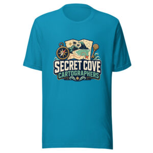 Secret Cove Cartographers Heartbeat-20260629T055648Z Graphic Tee front view