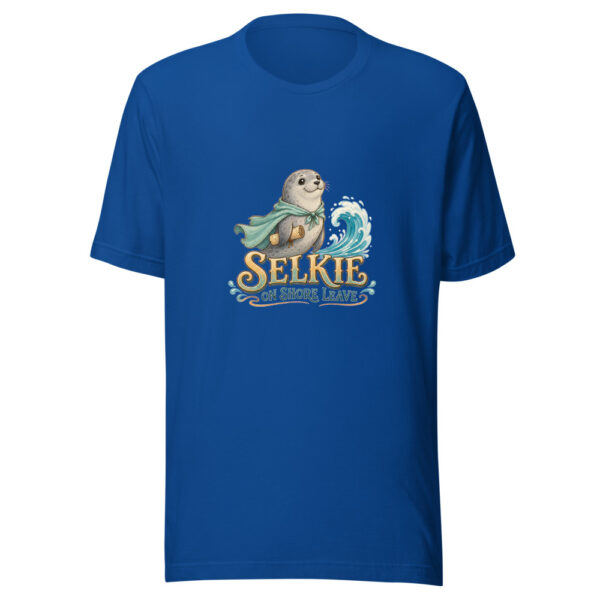 Selkie On Shore Leave Selkie-shore-leave Graphic Tee mockup 1 Selkie On Shore Leave Selkie-shore-leave Graphic Tee front view