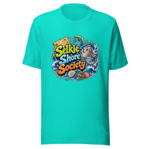Selkie Shore Society Graphic Tee mockup 1 Selkie Shore Society Graphic Tee front view