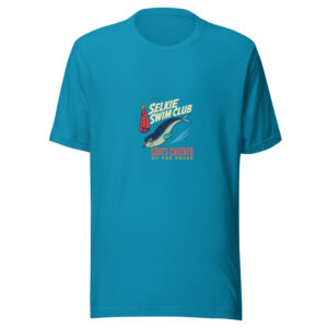 Selkie Swim Club — Coats Checked At The Shore Selkie-swim-club Graphic Tee mockup 1 Selkie Swim Club — Coats Checked At The Shore Selkie-swim-club Graphic Tee front view