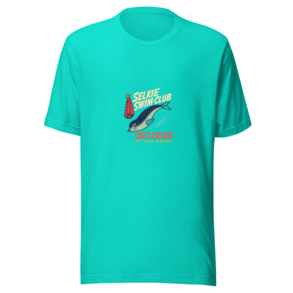 Selkie Swim Club — Coats Checked At The Shore Selkie-swim-club Graphic Tee mockup 2