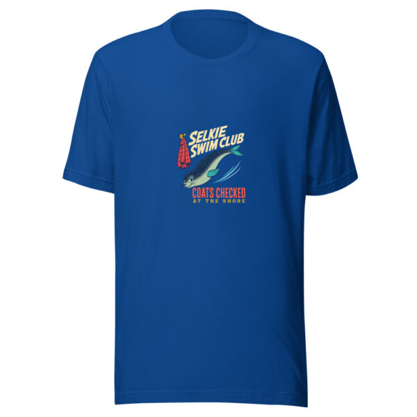 Selkie Swim Club — Coats Checked At The Shore Selkie-swim-club Graphic Tee mockup 3