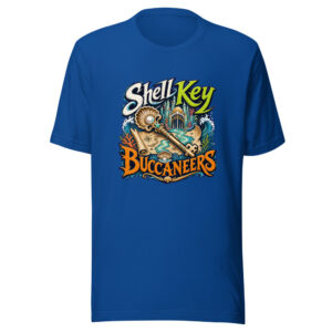 Shell Key Buccaneers Graphic Tee mockup 1 Shell Key Buccaneers Graphic Tee front view