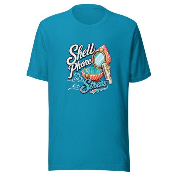 Shell Phone Sirens Graphic Tee mockup 2