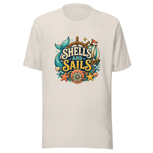 SHELLS AND SAILS Heartbeat-20260624-codex-fallback Graphic Tee mockup 14
