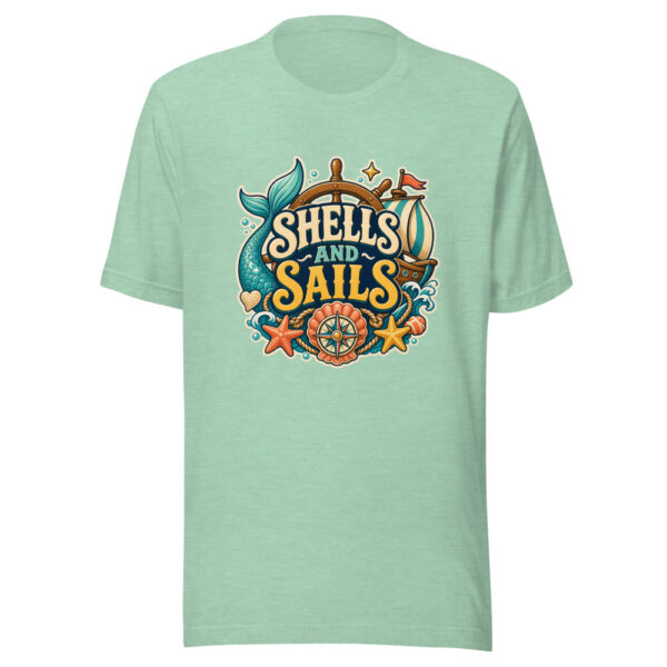 SHELLS AND SAILS Heartbeat-20260624-codex-fallback Graphic Tee mockup 24