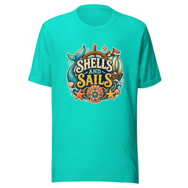SHELLS AND SAILS Heartbeat-20260624-codex-fallback Graphic Tee mockup 3