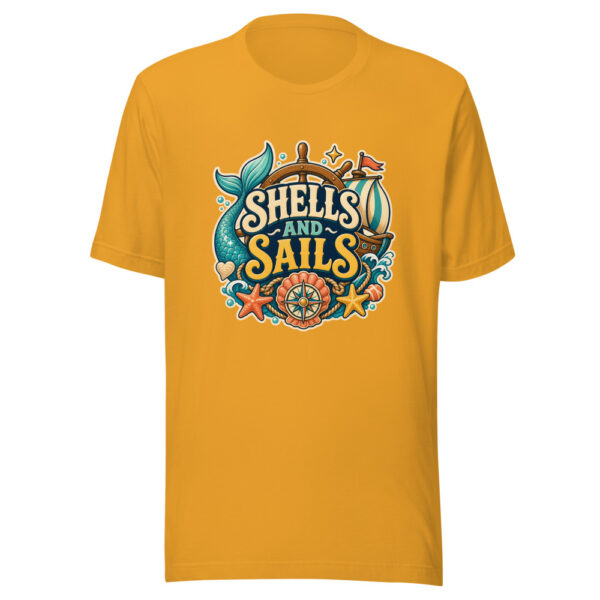 SHELLS AND SAILS Heartbeat-20260624-codex-fallback Graphic Tee mockup 6