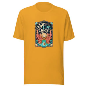 Siren Cove Quest Graphic Tee mockup 1 Siren Cove Quest Graphic Tee front view