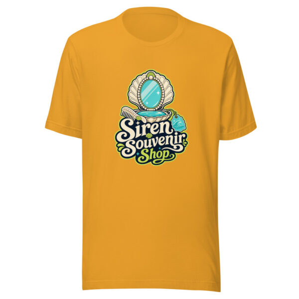 Siren Souvenir Shop Graphic Tee mockup 1 Siren Souvenir Shop Graphic Tee front view