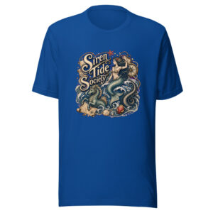Siren Tide Society Graphic Tee mockup 1 Siren Tide Society Graphic Tee front view