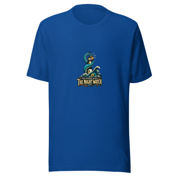 The Kraken Keeps The Night Watch Lighthouse-night-watch Graphic Tee front view