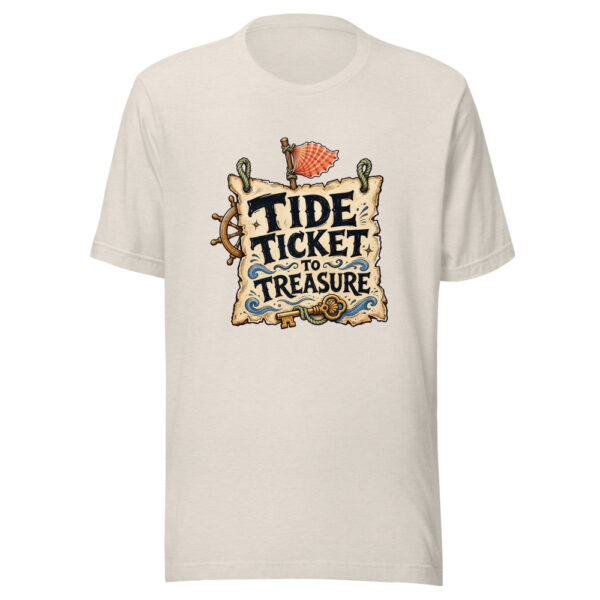 Tide Ticket To Treasure Graphic Tee mockup 14