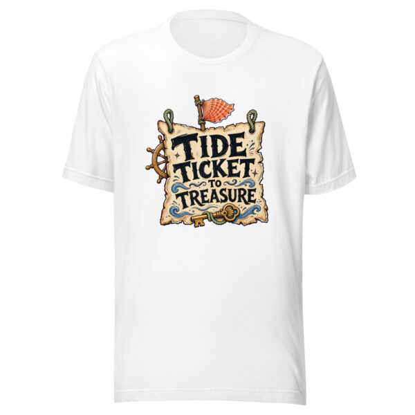 Tide Ticket To Treasure Graphic Tee mockup 8