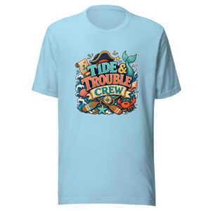 TIDE & TROUBLE CREW Heartbeat-20260623-codex-fallback Graphic Tee mockup 1 TIDE & TROUBLE CREW Heartbeat-20260623-codex-fallback Graphic Tee front view
