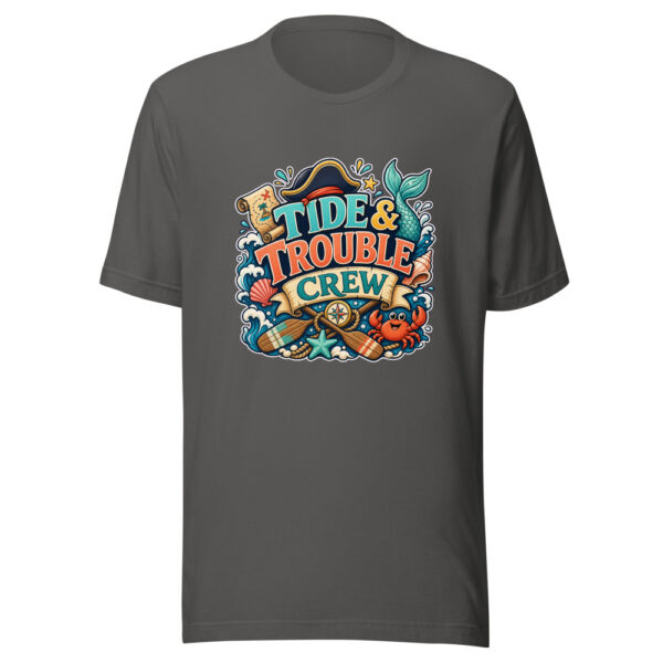 TIDE & TROUBLE CREW Heartbeat-20260623-codex-fallback Graphic Tee mockup 10