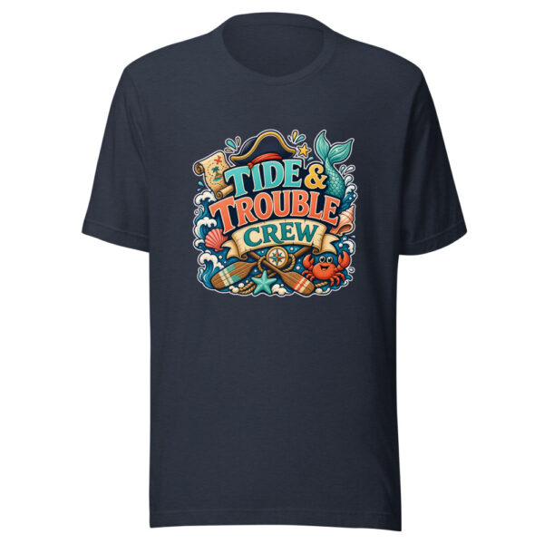 TIDE & TROUBLE CREW Heartbeat-20260623-codex-fallback Graphic Tee mockup 13