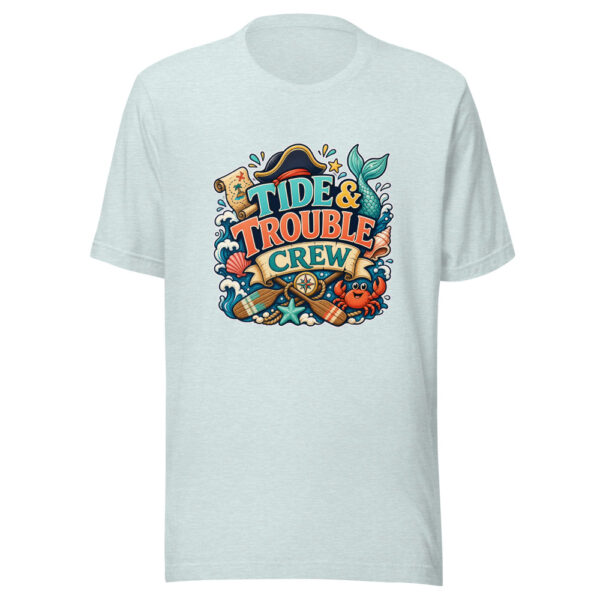 TIDE & TROUBLE CREW Heartbeat-20260623-codex-fallback Graphic Tee mockup 22