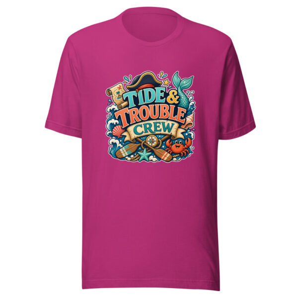 TIDE & TROUBLE CREW Heartbeat-20260623-codex-fallback Graphic Tee mockup 5