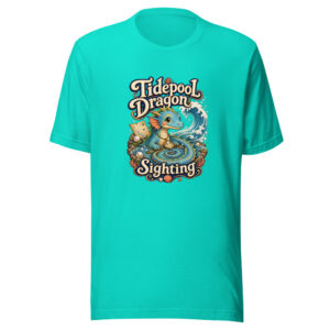 Tidepool Dragon Sighting Graphic Tee mockup 1 Tidepool Dragon Sighting Graphic Tee front view
