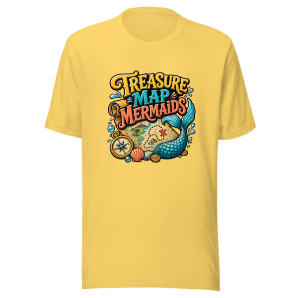 Treasure Map Mermaids Graphic Tee mockup 20 Treasure Map Mermaids Graphic Tee mockup 20