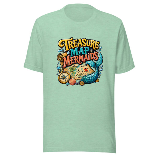 Treasure Map Mermaids Graphic Tee mockup 24 Treasure Map Mermaids Graphic Tee mockup 24