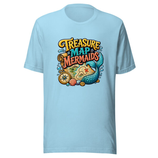 Treasure Map Mermaids Graphic Tee mockup 4 Treasure Map Mermaids Graphic Tee mockup 4