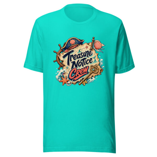 Treasure Notice Crew Graphic Tee front view