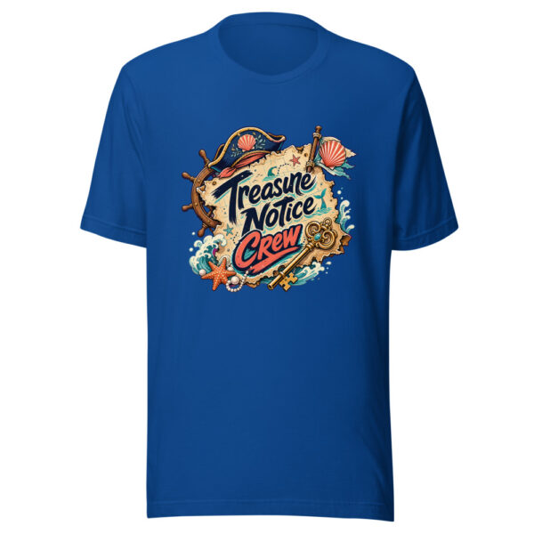 Treasure Notice Crew Graphic Tee mockup 3