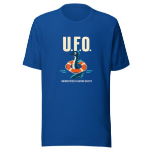 U.F.O. Unidentified Floating Object Unidentified-floating-object Graphic Tee front view