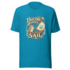 Unicorn Hoisted The Sail Graphic Tee front view