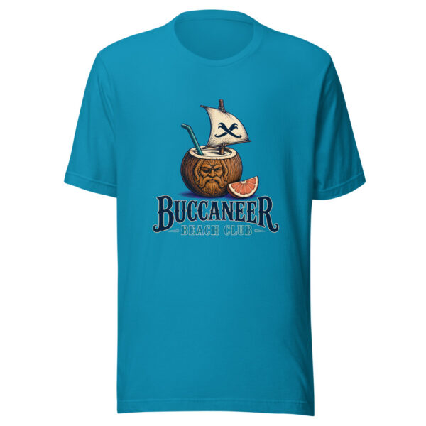 Buccaneer Beach Club Graphic Tee mockup 2