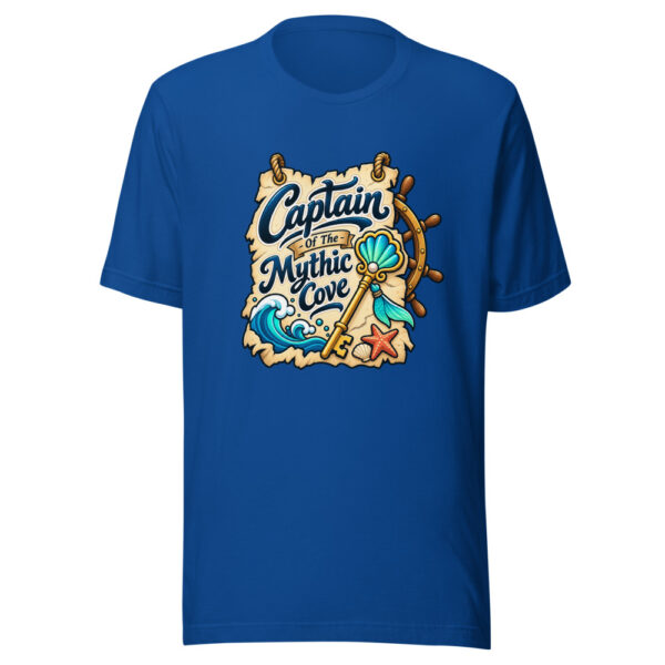 Captain Of The Mythic Cove Graphic Tee mockup 3 Captain Of The Mythic Cove Graphic Tee mockup 3