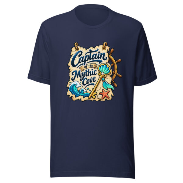Captain Of The Mythic Cove Graphic Tee mockup 6 Captain Of The Mythic Cove Graphic Tee mockup 6