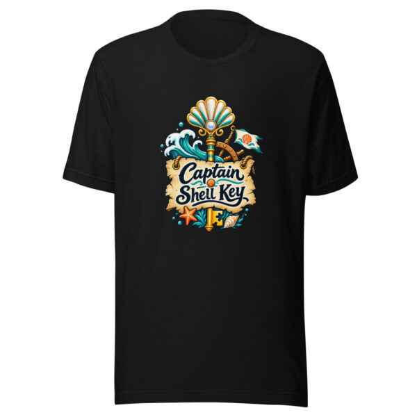 Captain Shell Key Graphic Tee mockup 4 Captain Shell Key Graphic Tee mockup 4