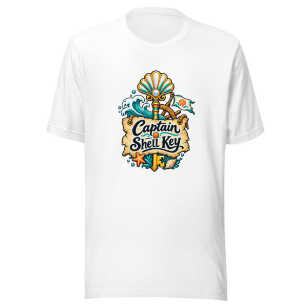 Captain Shell Key Graphic Tee mockup 5 Captain Shell Key Graphic Tee mockup 5