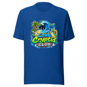 Cove Cryptid Club Graphic Tee mockup 1 Cove Cryptid Club Graphic Tee front view