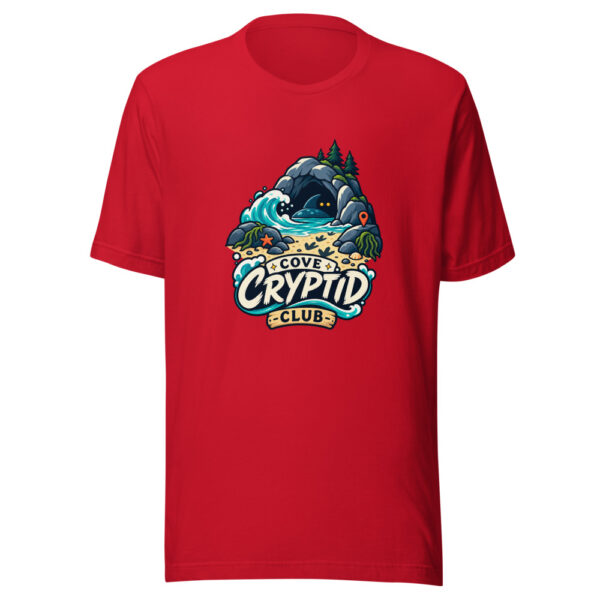Cove Cryptid Club Graphic Tee mockup 8