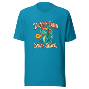 Dragon-Fired Snack Shack Dragon-fired-snack-shack Graphic Tee mockup 1 Dragon-Fired Snack Shack Dragon-fired-snack-shack Graphic Tee front view