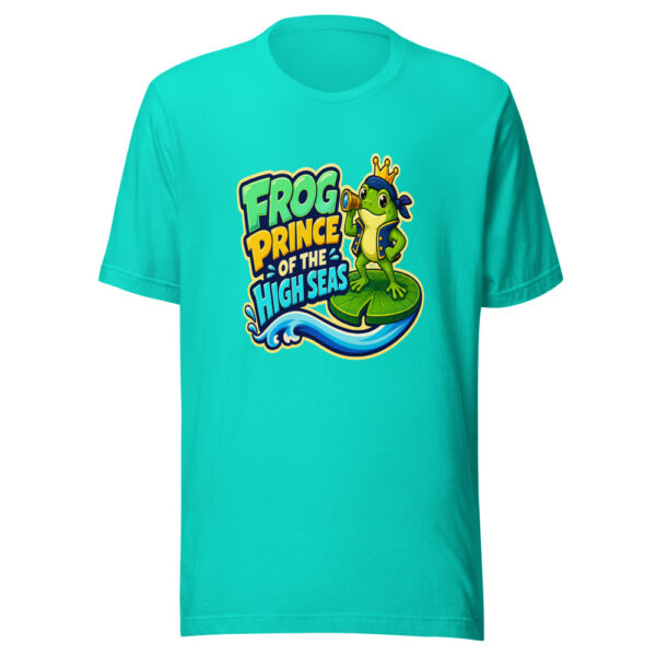 Frog Prince Of The High Seas Frog-prince-pirate Graphic Tee mockup 3 Frog Prince Of The High Seas Frog-prince-pirate Graphic Tee mockup 3