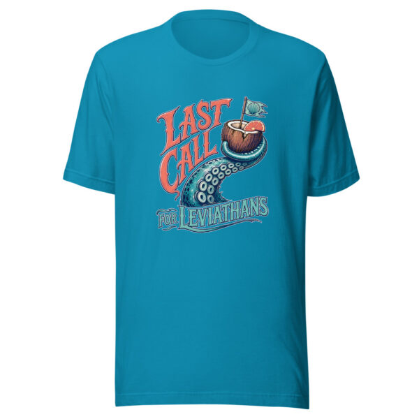 Last Call For Leviathans Graphic Tee mockup 2