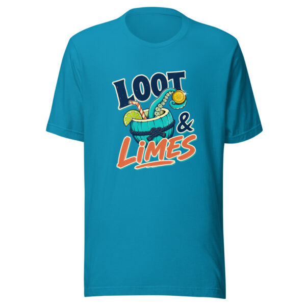 Loot & Limes Graphic Tee mockup 2