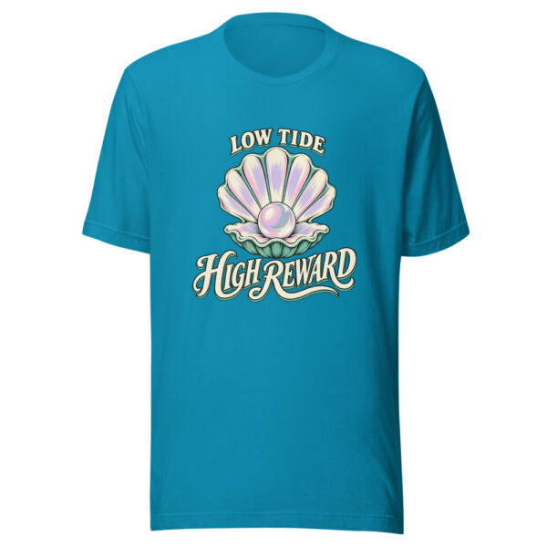 Low Tide, High Reward Low-tide-high-reward Graphic Tee mockup 2 Low Tide, High Reward Low-tide-high-reward Graphic Tee mockup 2