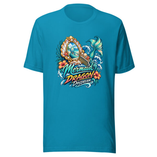 Mermaid Dragon Daydream Graphic Tee mockup 2 Mermaid Dragon Daydream Graphic Tee mockup 2