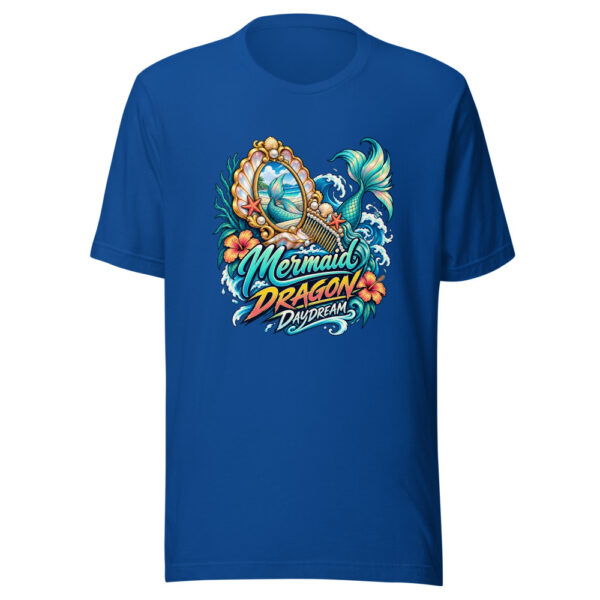 Mermaid Dragon Daydream Graphic Tee mockup 3 Mermaid Dragon Daydream Graphic Tee mockup 3