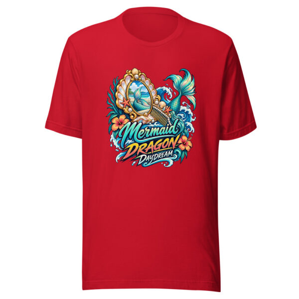 Mermaid Dragon Daydream Graphic Tee mockup 8 Mermaid Dragon Daydream Graphic Tee mockup 8
