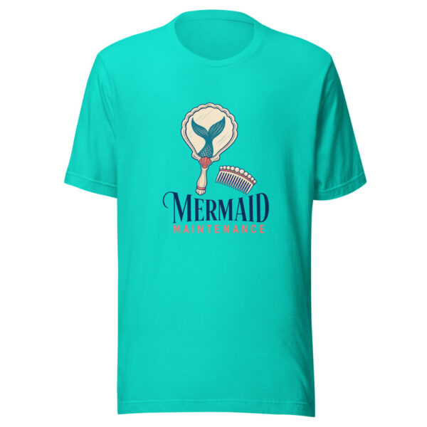 Mermaid Maintenance Graphic Tee mockup 1 Mermaid Maintenance Graphic Tee front view