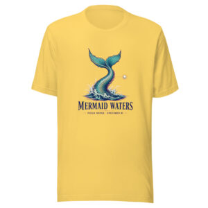 Mermaid Waters — Field Notes, Specimen 01 Coastal-folklore-field-guide Graphic Tee front view